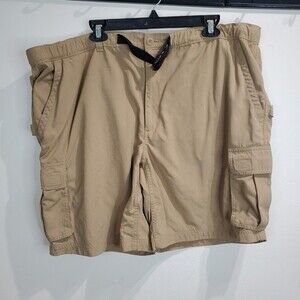 Duluth Trading Co khaki nylon shorts with buckle 2xl